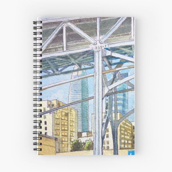 Item preview, SF Cityscape with Bay Bridge Cables designed and sold by bjengcomix.