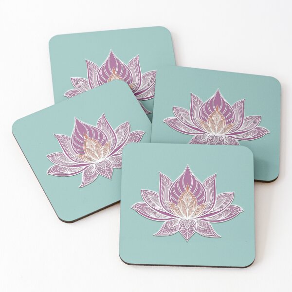 Item preview, Lotus Mandala (Purple and Peach) designed and sold by squishyrainbow.