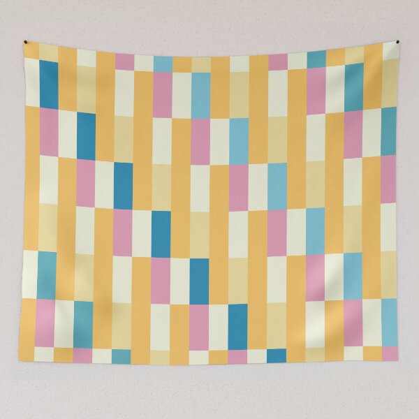 Item preview, Multicolour Stripes, Orange White Pink Yellow Blue Stripes designed and sold by Moyanana.