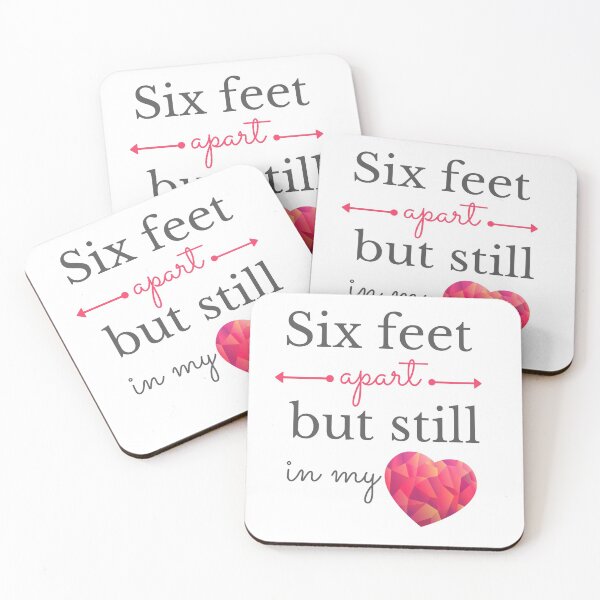 Item preview, Six feet apart but still in my heart designed and sold by Bella85s.