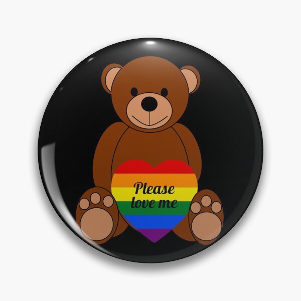Item preview, Cute Teddy Bear with Rainbow Heart designed and sold by Alterna Tees.