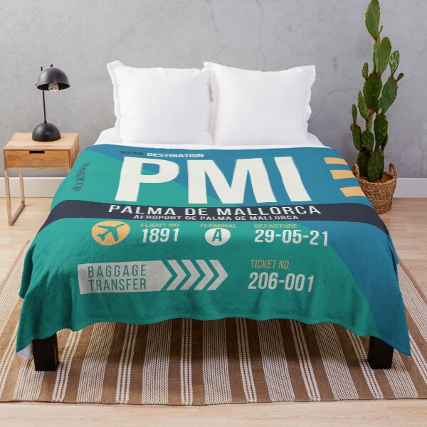 Item preview, Palma de Mallorca (PMI) Airport Code Baggage Tag designed and sold by SLAG-Creative.