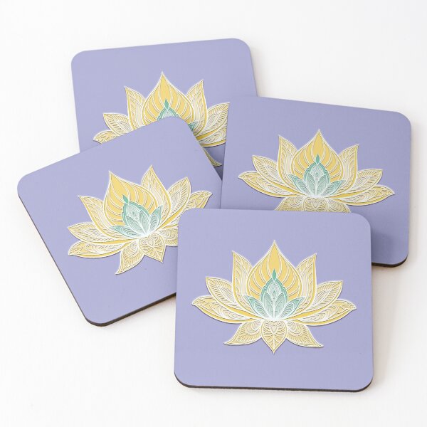 Item preview, Lotus Mandala (Gold and Teal) designed and sold by squishyrainbow.