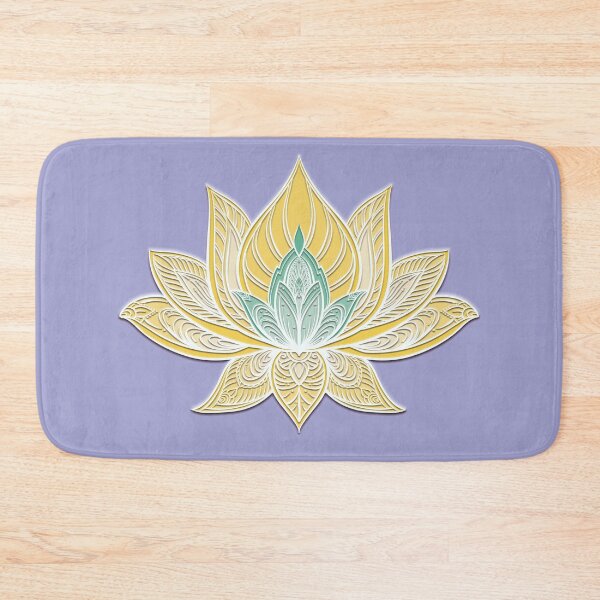 Item preview, Lotus Mandala (Gold and Teal) designed and sold by squishyrainbow.