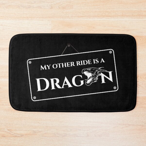 Item preview, My other ride is a dragon - Number plate designed and sold by MerchActually.