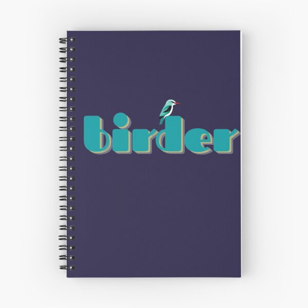 Item preview, birder birdwatching birding logo with bird green designed and sold by TheWaterBirds.