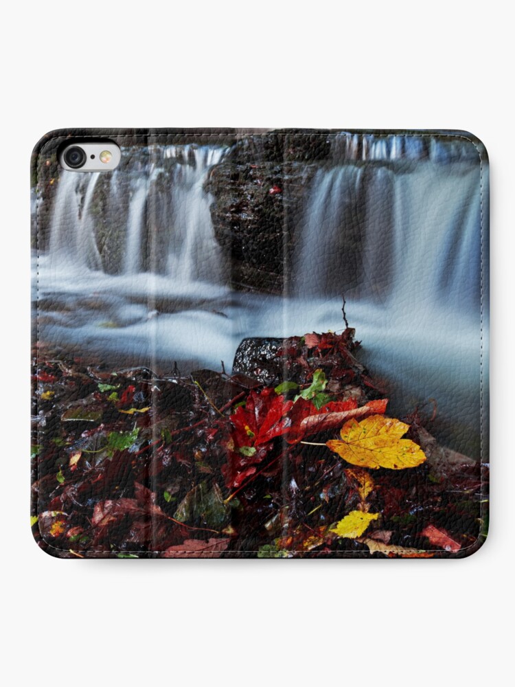 Alternate view of autumn falls iPhone Wallet