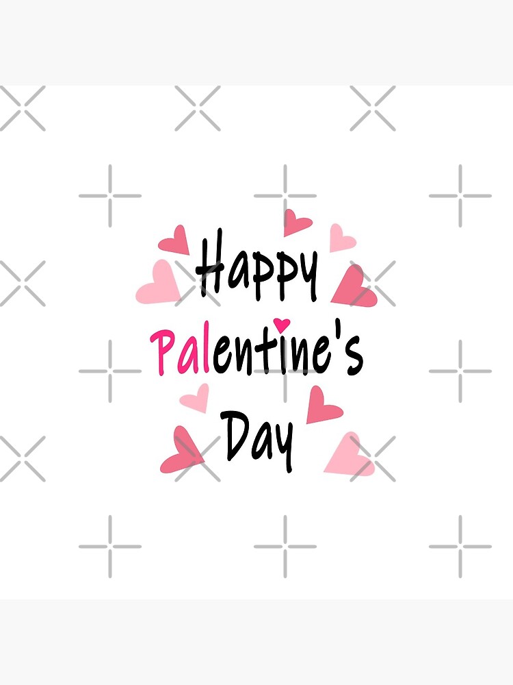 Thumbnail 3 of 3, Pin, Happy Palentine's Day Cute Valentine's Day 1 designed and sold by usernamenaijan.