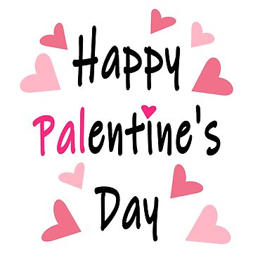 Artwork thumbnail, Happy Palentine's Day Cute Valentine's Day 1 by usernamenaijan