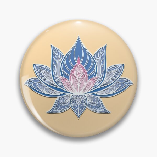 Item preview, Lotus Mandala (Blue and Pink) designed and sold by squishyrainbow.