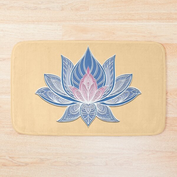 Item preview, Lotus Mandala (Blue and Pink) designed and sold by squishyrainbow.