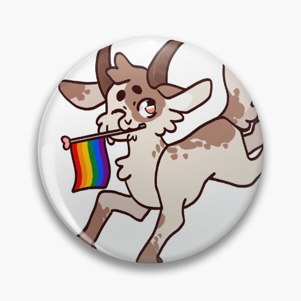 Item preview, gay pride goat designed and sold by milk candy.