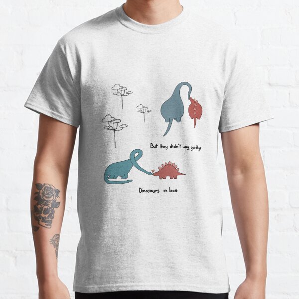 Dinosaurs in love Classic T-Shirt