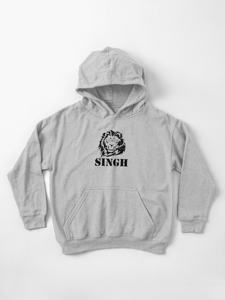 Kids lion hoodie top