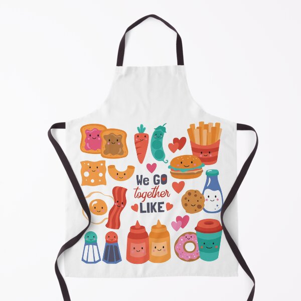 Item preview, We Go Together Like - Cute Funny Food Set designed and sold by mouad naouiri.