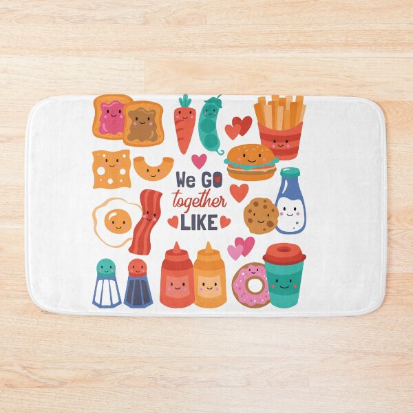 Item preview, We Go Together Like - Cute Funny Food Set designed and sold by mouad naouiri.