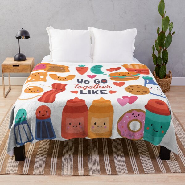 Item preview, We Go Together Like - Cute Funny Food Set designed and sold by mouad naouiri.