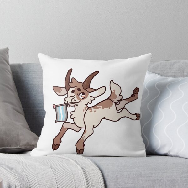 Item preview, demiboy pride goat designed and sold by milk candy.