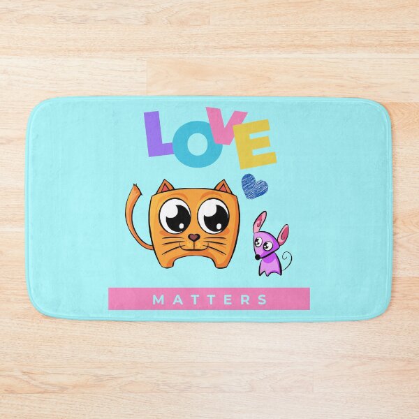 Item preview, Love Matters - Funny Cat and Dog Friendship Valentine's Day designed and sold by LordAudes.