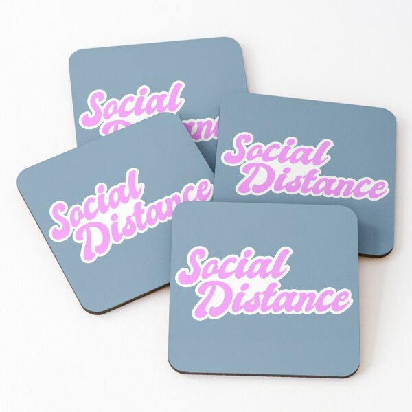 Item preview, Social Distance - Pink designed and sold by Chubuter.