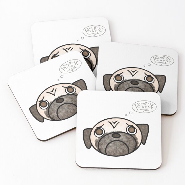Item preview, Censored Pug designed and sold by kyrosnag.