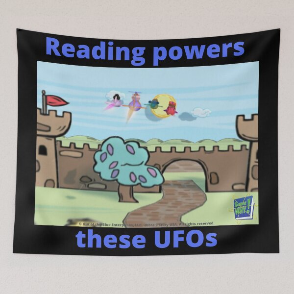 Item preview, Super WHY Reading Powers These UFOs designed and sold by ChristianCoding.