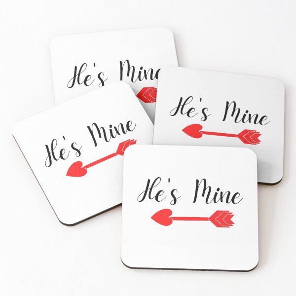 Item preview, HE'S MINE | HEART ARROW designed and sold by LiveAndGlow.