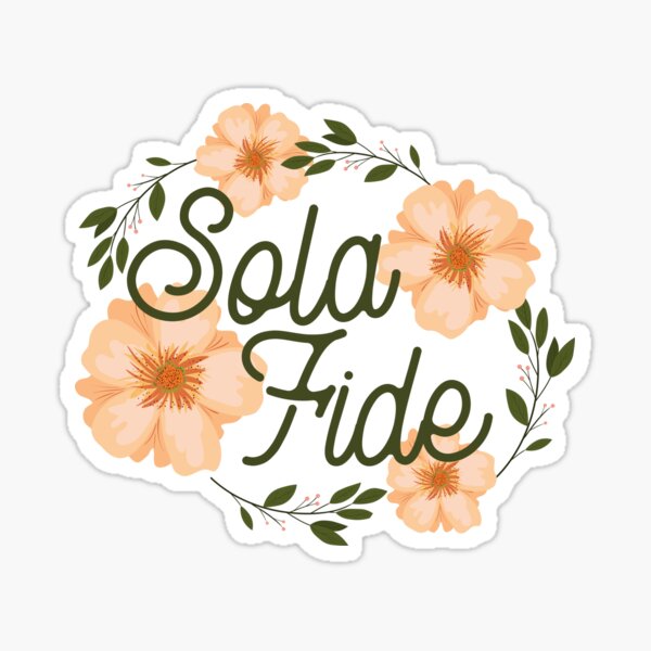 Vista previa del artículo con la obra «Sola fe», diseñado y vendido por KatrinElise.