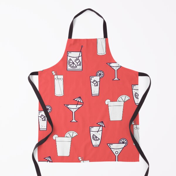 Item preview, Drinks (Pattern on Red) designed and sold by JazzPWall.