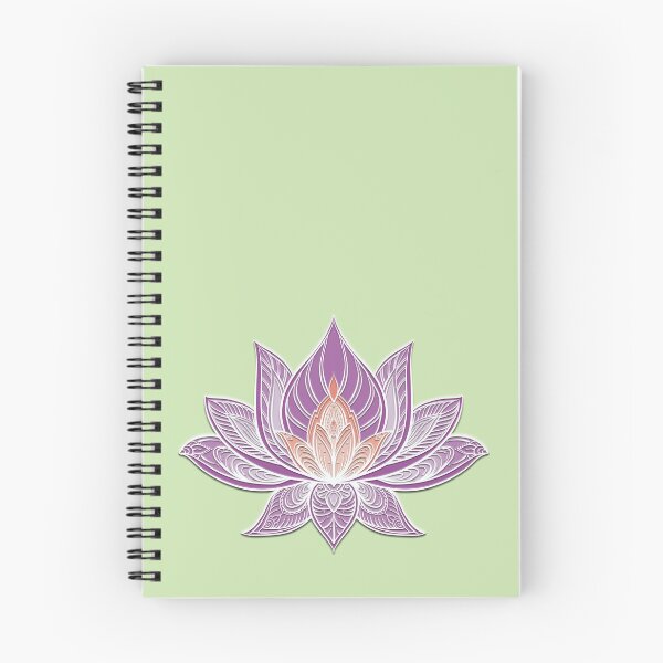 Item preview, Lotus Mandala (Purple and Peach) designed and sold by squishyrainbow.