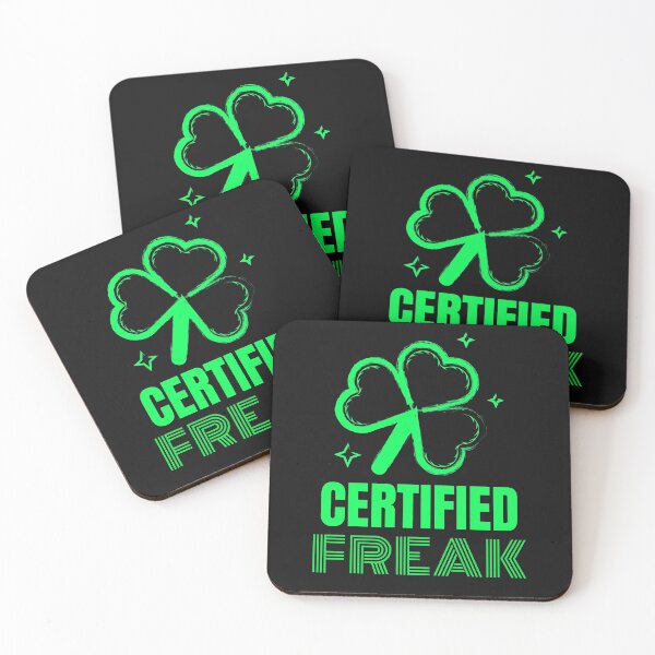 Item preview, Certified Freak, St Patricks Day, Green Clover designed and sold by DiscGolfTees.