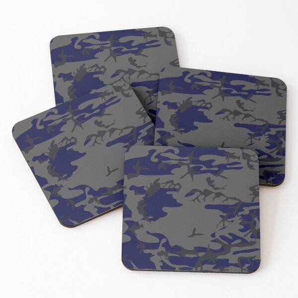 Item preview, Army pattern blue gray black designed and sold by oxoxoxo.