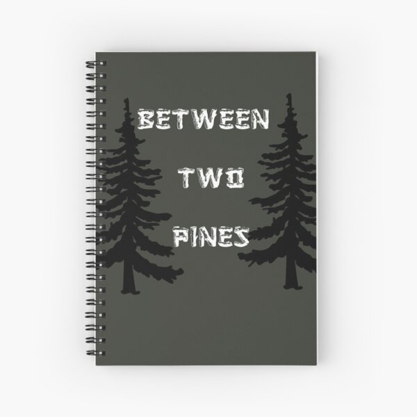 Between Two Pines Spiral Notebook