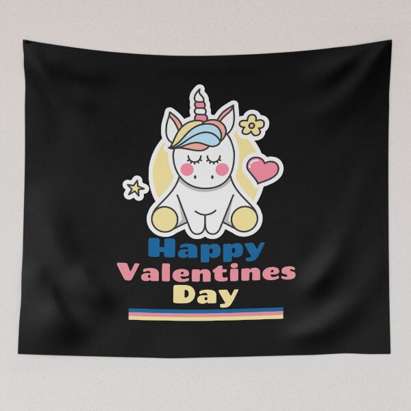 Item preview, Happy Valentines Day - Valentines Day Unicorn designed and sold by alancrapopod.
