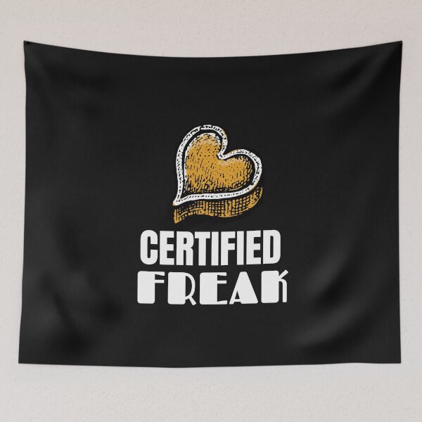 Item preview, Certified Freak, Valentines Day, Heart designed and sold by DiscGolfTees.