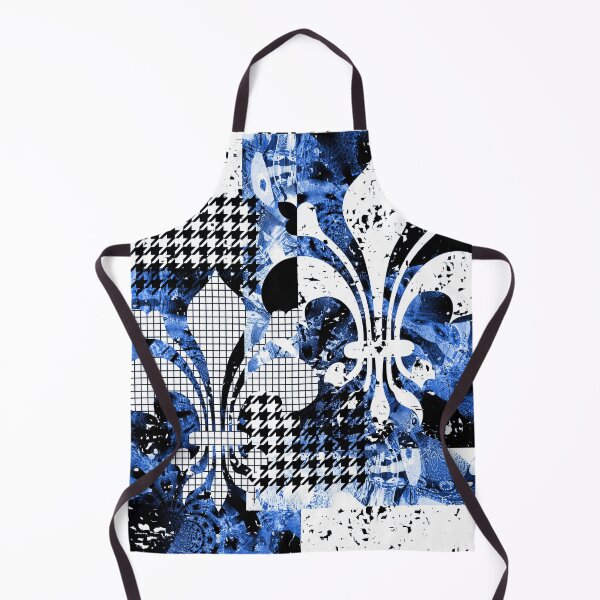 Item preview, Floral de Lis Royal Blue designed and sold by Sharon Schwalbe.