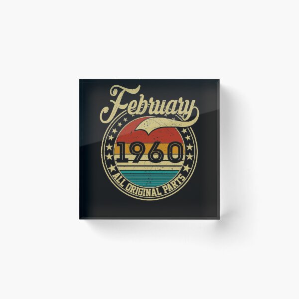 Item preview, Vintage February 1960 All Original Parts Born in February 1960 61st Birthday Gift 61 Years Old designed and sold by MN-Shop0123.