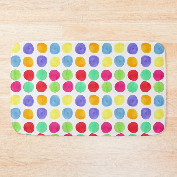 Item preview, Colorful watercolor circles background designed and sold by della95.