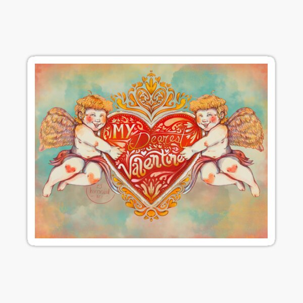 My Dearest Valentine Sticker