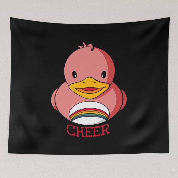 Item preview, Cheer Rubber Duck designed and sold by Alisha Ober Designs.