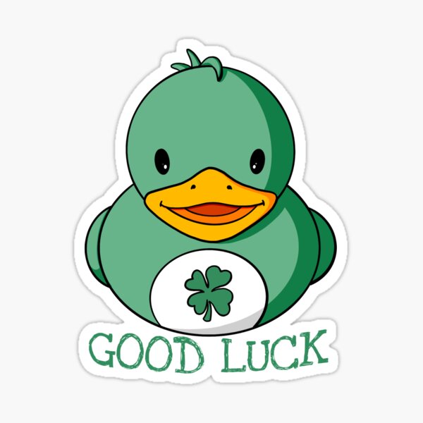 Item preview, Good Luck Rubber Duck designed and sold by Alisha Ober Designs.