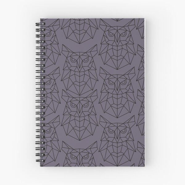 Item preview, Geometric owl bird pattern purple designed and sold by TheWaterBirds.