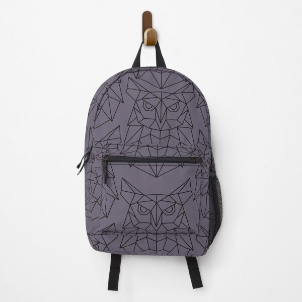 Item preview, Geometric owl bird pattern purple designed and sold by TheWaterBirds.