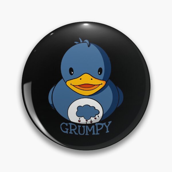 Item preview, Grumpy Rubber Duck designed and sold by Alisha Ober Designs.