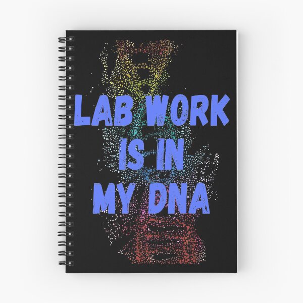 Item preview, LAB WORK IS IN MY DNA ABSTRACT MEDICAL LABORATORY SCIENTIST  designed and sold by Hippiesole.