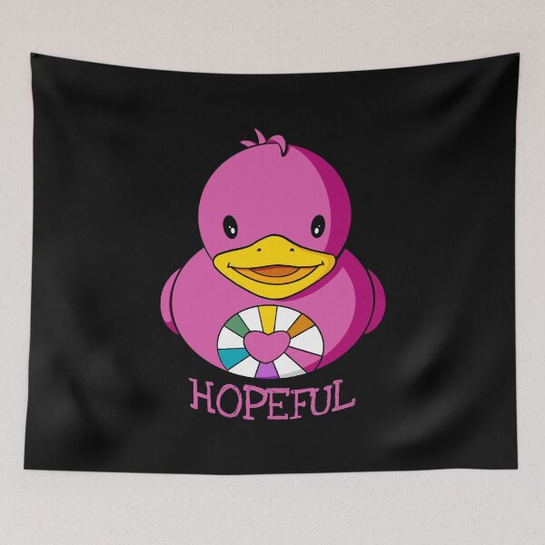 Item preview, Hopeful Rubber Duck designed and sold by Alisha Ober Designs.