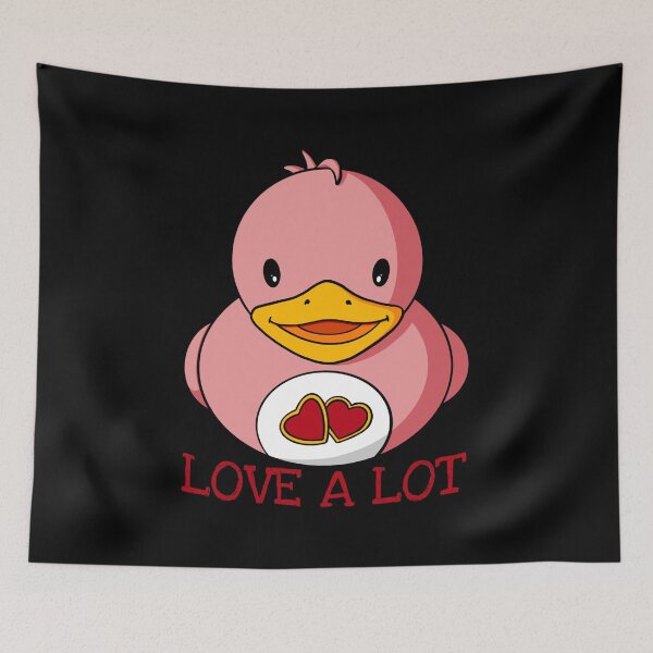 Item preview, Love A Lot Rubber Duck designed and sold by Alisha Ober Designs.