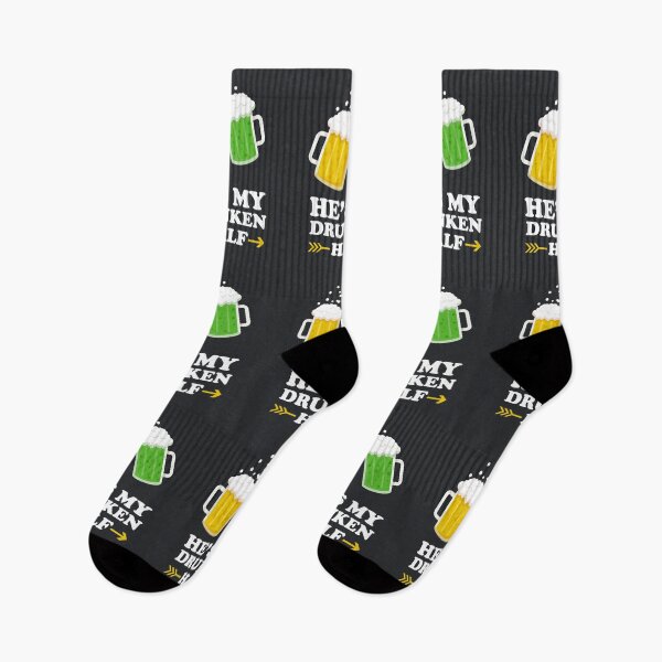 Item preview, St. Patrick's Couples Matching Outfit He's My Drunken Half Beers Drinking Drink Drunk designed and sold by gkao.