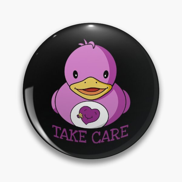 Item preview, Take Care Rubber Duck designed and sold by Alisha Ober Designs.