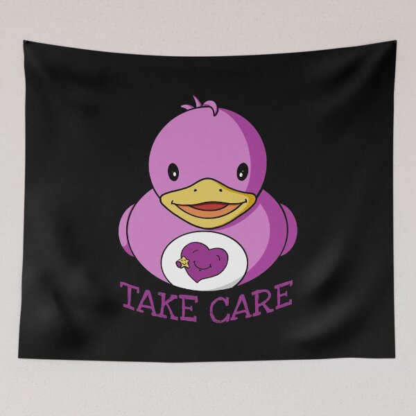 Item preview, Take Care Rubber Duck designed and sold by Alisha Ober Designs.